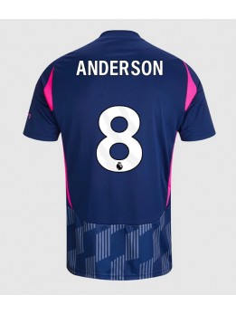 Nottingham Forest Elliot Anderson #8 Replika Borta Kläder 2024-25 Kortärmad